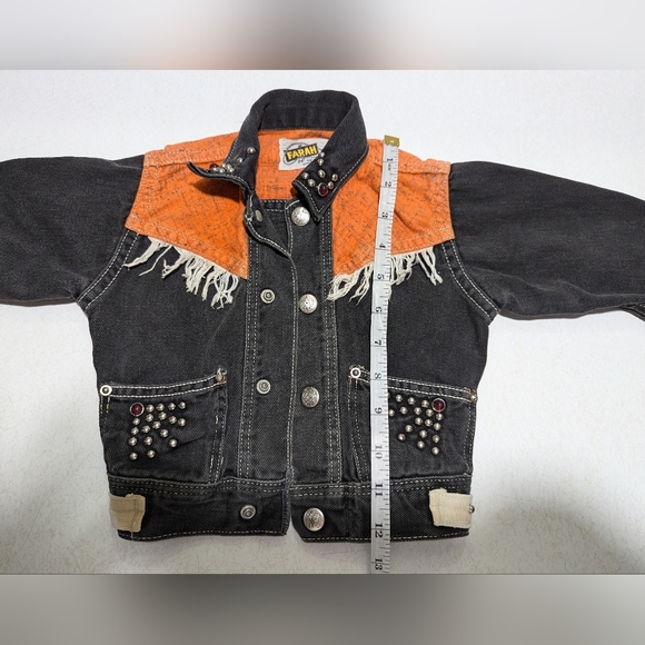 🤠cowboy baby RARE toddler vintage western jean jacket - Picture 7 of 8